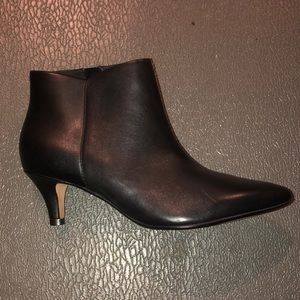 Clarks black ankle boots